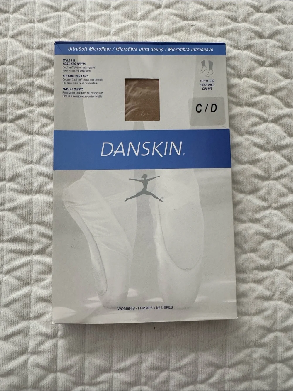 NWT Danskin Ultrasoft Footless Tights